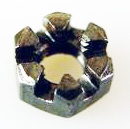 Crown-nut handbrakelever