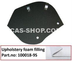 Earshell rearseat L + clip BL 7/52-