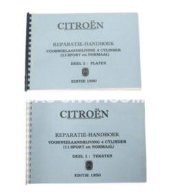 Reparatie handboek 11CV, Nederlands (herdruk)