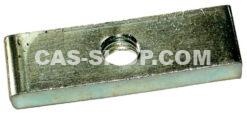 Tapping plate on wing stay, to fasten headlampholder, stainless steel