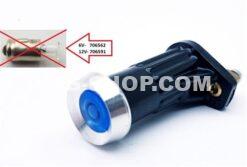 Kontrol lampe, Blau