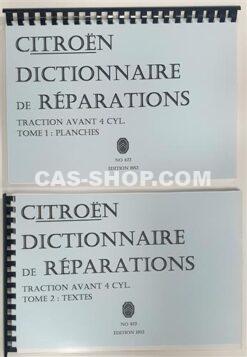 Reparatie handboek 11CV, Frans (herdruk)