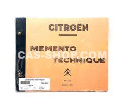 Memento Technique Citroën (Guide technique, texte français)