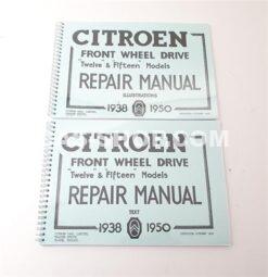 Manual de réparation 11CV, anglais 3 pièces (réimpression)