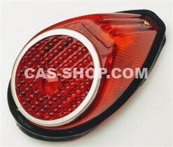 Left rearlightcap+rubberring+bulbholder 7/52-