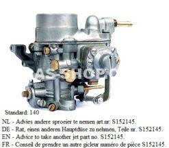 Carburateur SOLEX 34PBIC, 11D + modificatie