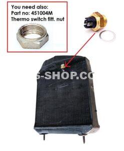 Thermo switch, electric fan
