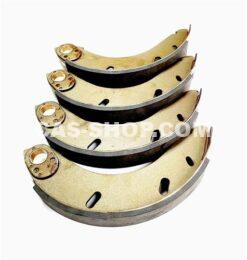 Brake shoeset vulcanized 10" front 7/11CV  -12/37