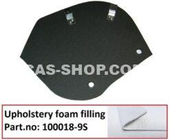 Ohrmuschel hintersitze R + klammer BL 7/52-