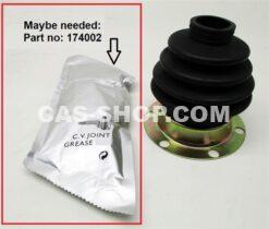 Drive shaft boot CV joint 11BN, gear side (Ø20xØ54xØ88,2)