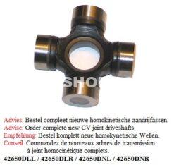 Croisillon de joint double à aiguilles 11CV (B-qualité)