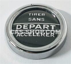Bouton rond, choke 1934/35 "DEPART"